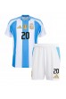 Fotbalové Dres Argentina Alexis Mac Allister #20 Dětské Domácí Oblečení Copa America 2024 Krátký Rukáv (+ trenýrky)